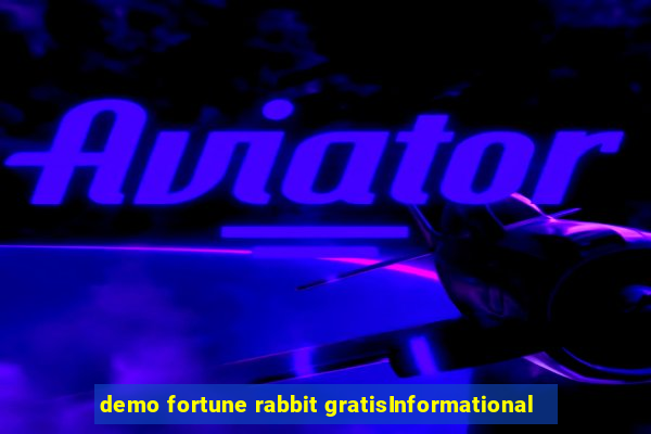 demo fortune rabbit gratisInformational